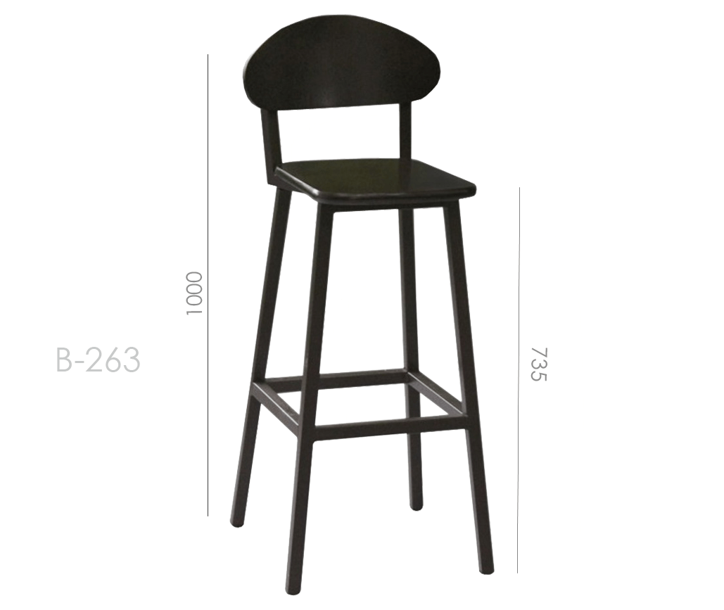 Banqueta Hard Beer B-263 Medidas - Piovezana Mesas e Cadeiras